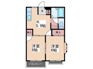 森林ハウスの物件間取画像